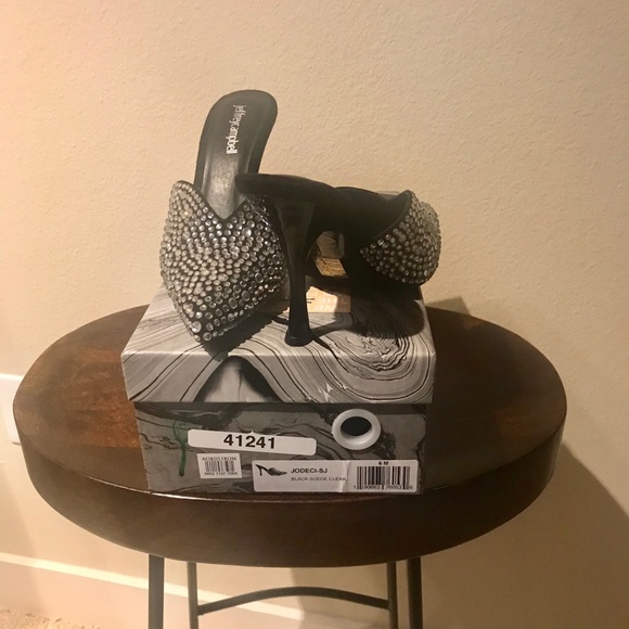 New Jeffrey Campbell Rhinestone Jodeci Clog - Picture 5 of 6